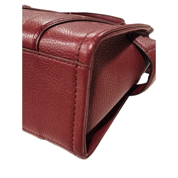 NEW Marc Jacobs Small Leather Tote Bag – Cherry/Gold - Picture 8 of 15